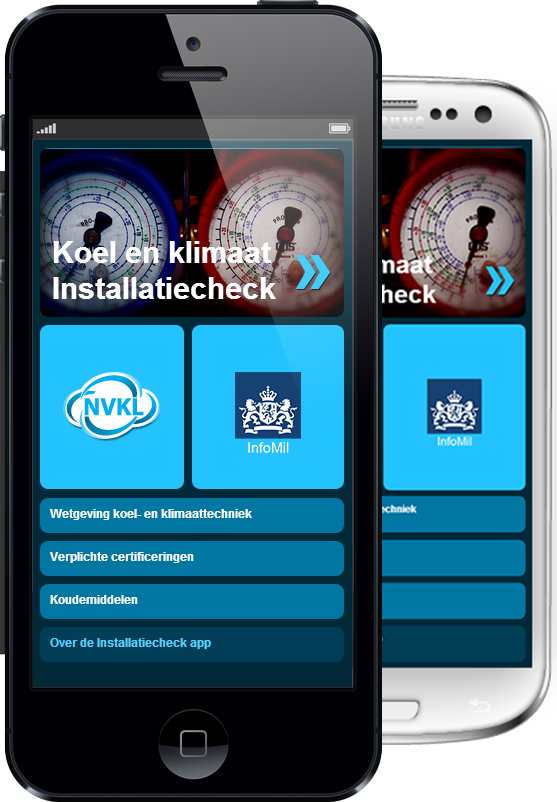 Koel en klimaat Installatiecheck app screenshot